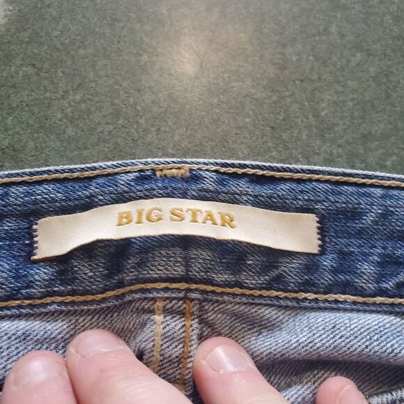 Big Star bootcut distressed jeans sz 28 - Picture 2 of 4